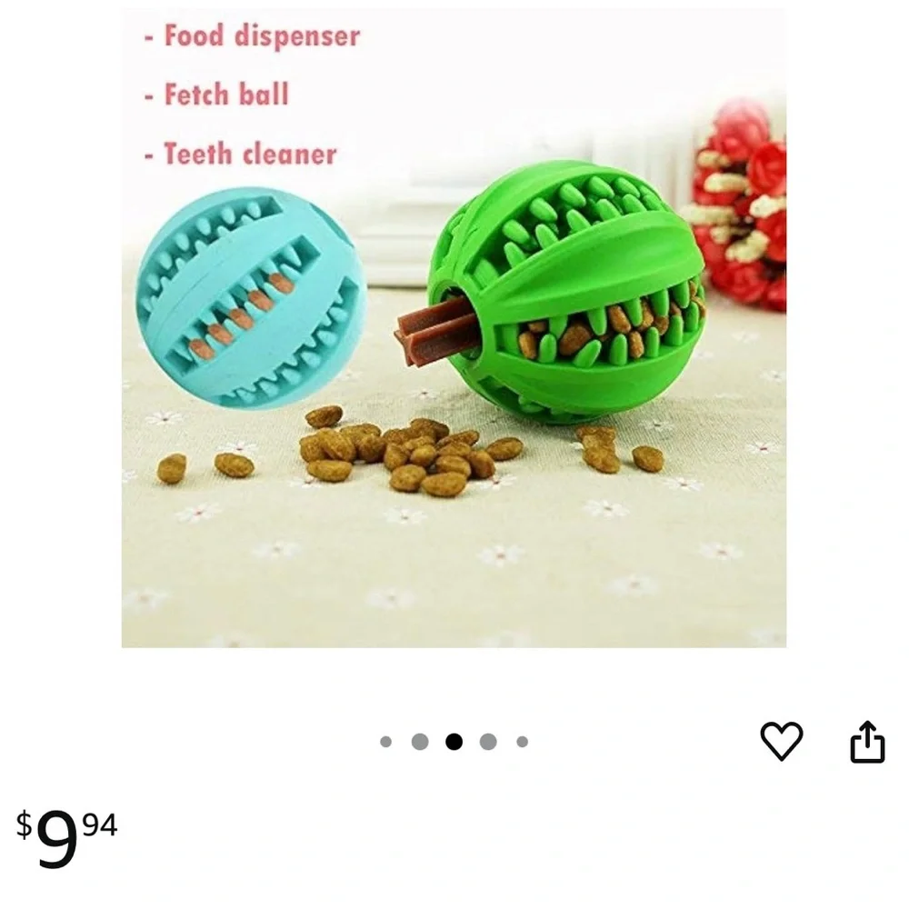 🐈🐕 Durable Interactive Treat Dispensing Small Dog or Cat Toy